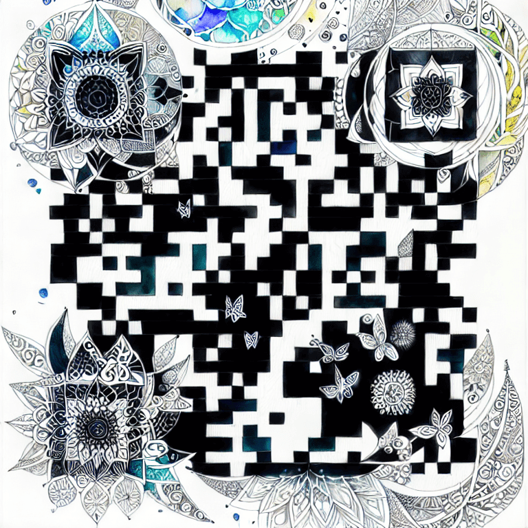 Mandala - QR Code Art Qriginals.com
