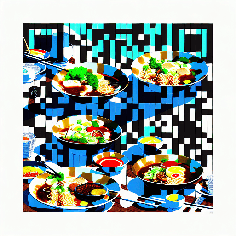 Ramen  - QR Code Art Qriginals.com