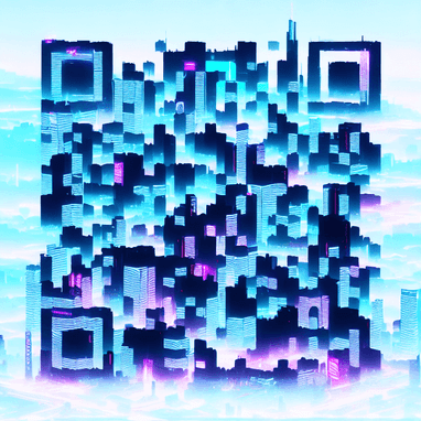 cyberpunk - QR Code Art Qriginals.com